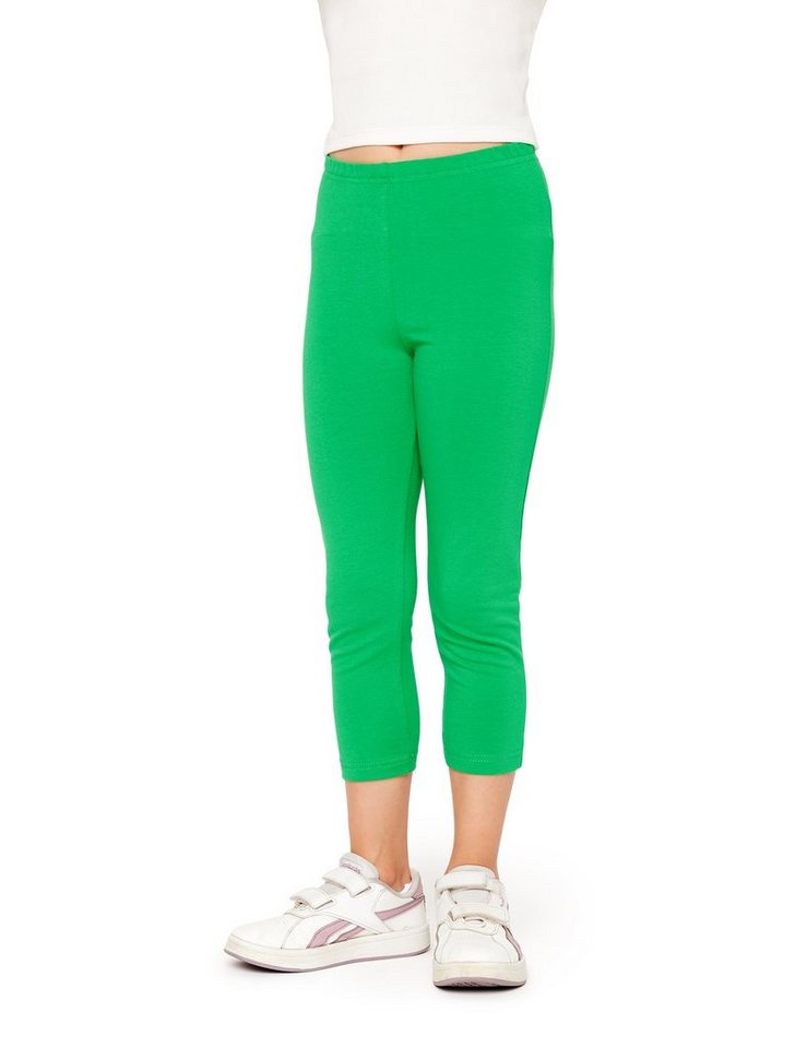 Bellivalini Leggings Mädchen 3/4 Capri Leggings aus Baumwolle BLV50-280 (1-tlg) elastischer Bund von Bellivalini