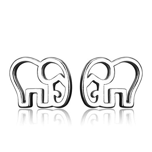 Belons Mädchen Ohrstecker Süße Elefanten Ohrstecker 925 Sterling Silber Ohrringe Kinder Ohrschmuck von Belons