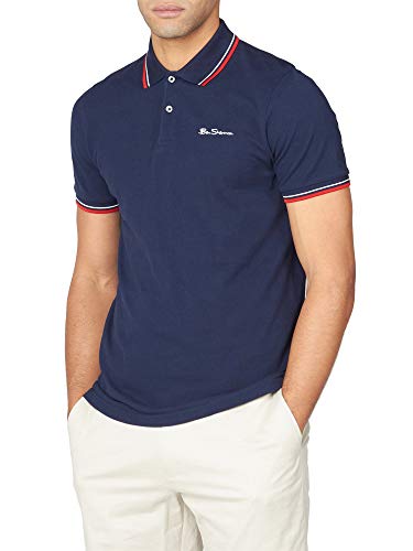 Ben Sherman Herren Signature Polo Poloshirt, Blau (Dark Navy 25), Large von Ben Sherman