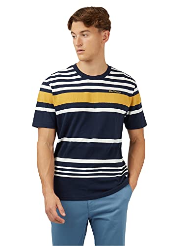 Ben Sherman Kurzärmeliges T-Shirt, dunkles marineblau, M von Ben Sherman