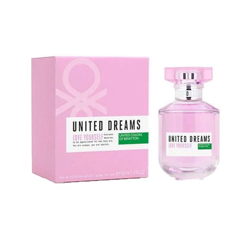 United Colors of Benetton – United Dreams Love Yourself, Eau de Toilette für Damen – Frischer, legerer und femininer Duft – Blumige und fruchtige Noten – Ideal für tagsüber – 50 ml von United Colors of Benetton