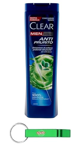 12x Clear ANTI PRURITO Men Shampoo für Trockenes Haar und Trockene Kopfhaut - Anti-Juckreiz-Shampoo 225ml + Beni Culinari Kostenloser Schlüsselanhänger 12x Clear ANTI PRURITO Men Shampoo für Trockenes Haar und Trockene Kopfhaut - Anti-Juckreiz-Shampoo 225ml + Beni Culinari Kostenloser Schlüsselanhänger von Beni Culinari