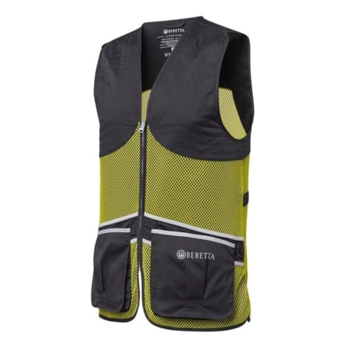 Beretta Schießweste FULL MESH VEST Tontauben TRAP SKEET leichte Weste Ice Grey § Sulphur Spring (as3, alpha, l, regular, regular) von Beretta