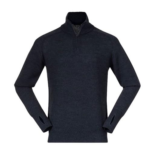 Bergans Herren Ulriken Light Merino Pullover, Orion Blue, XL von Bergans