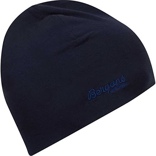 Bergans Kinder Cotton Mütze, Navy Blue, 52 von Bergans