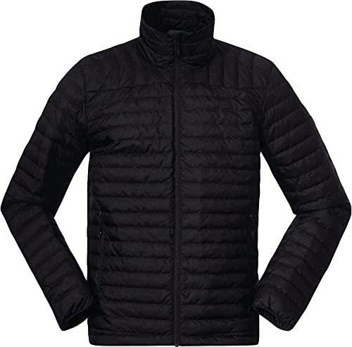 Bergans M Lava Light Down Jacket Schwarz - Daunen Leichte winddichte Herren Daunenjacke, Größe L - Farbe Black von Bergans