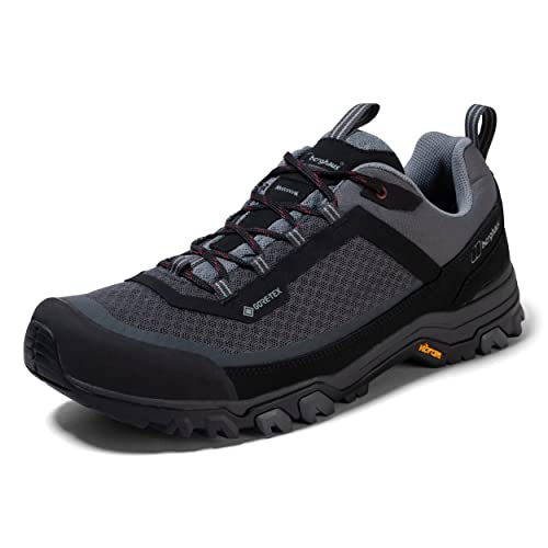 Berghaus Herren Ground Attck Active Gore-Tex Wanderschuhe, Schwarz/Grau, 46.5 EU von Berghaus