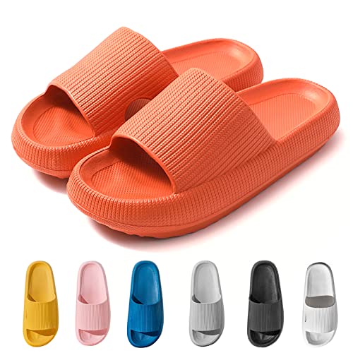 Berisyios Orthoslipper Original, Orthoslipper füR Maximalen Komfort Unisex Wolken Hausschuhe Badeschlappen (Orange Farbe, Erwachsene, 34, Numerisch (von/bis), EU Schuhgrößensystem, 35, M) von Berisyios