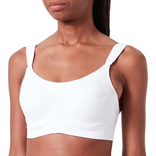 Berlei Damen Ultimate Performance Crop Top Bügel Sport-BH, weiß, 90F von Berlei