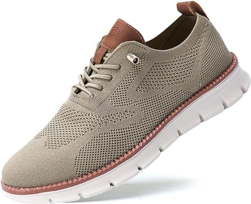 Wearbreeze Herren-Schuhe, ultra-bequeme Schuhe, bequeme orthopädische Schuhe, Herren-Schlupfschuhe, Fußgewölbeunterstützung, Bootsschuhe, Herren-Oxfords, Business-, Walking-Tennisschuhe, Mesh-Sneaker, von Berrynight