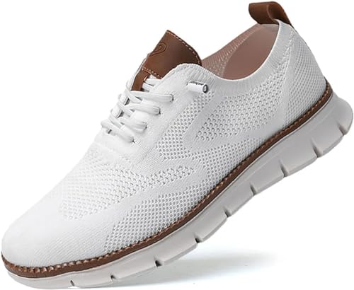 Wearbreeze Herren-Schuhe, ultra-bequeme Schuhe, bequeme orthopädische Schuhe, Herren-Schlupfschuhe, Fußgewölbeunterstützung, Bootsschuhe, Herren-Oxfords, Business-, Walking-Tennisschuhe, Mesh-Sneaker, von Berrynight