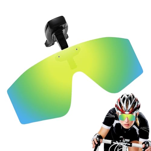 Besreey Clip-on-Sonnenbrillen,Clip-on-Sonnenbrillen über Brillen,Vision Polarisierte Hutvisiere Clips Hutclip auf verstellbare Sonnenbrillen - Herren-Sonnenbrille zum Angeln, Radfahren, Wandern, von Besreey