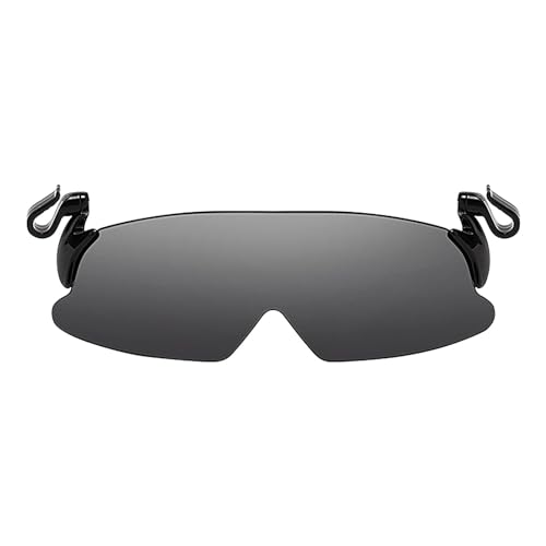 Besreey Sport-Sonnenbrillen, Lauf-Sonnenbrillen - Clip-on-Sportsonnenbrille | Polarisierte Sonnenbrille für den Außenbereich, Angeln, Radfahren, Reisen, Sonnenbrille, Clip-on-Hut für Männer und Frauen von Besreey