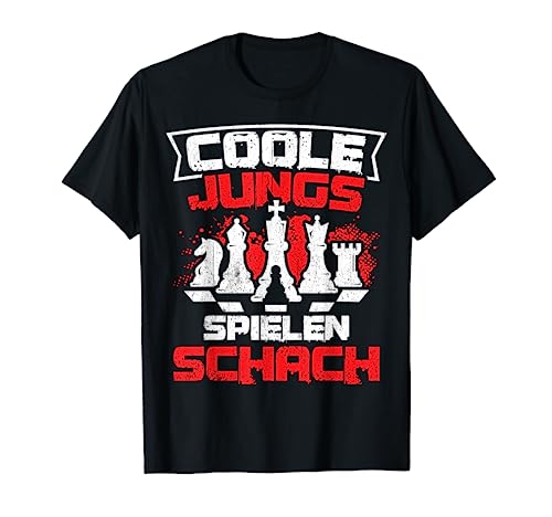 Coole Jungs spielen Schach- Schachspieler Kinder Jungen T-Shirt von Beste Geschenkidee Für Schach & Schachspieler