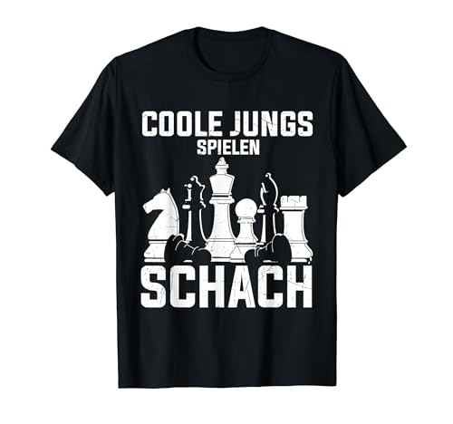 Coole Jungs spielen Schach- Schachspieler Kinder Jungen T-Shirt von Beste Geschenkidee Für Schach & Schachspieler