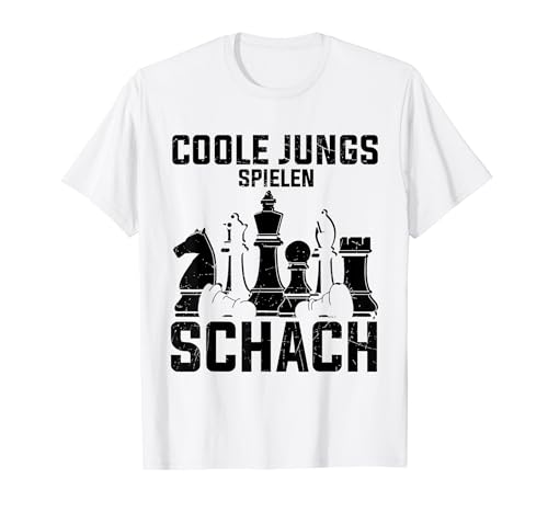 Coole Jungs spielen Schach- Schachspieler Kinder Jungen T-Shirt von Beste Geschenkidee Für Schach & Schachspieler