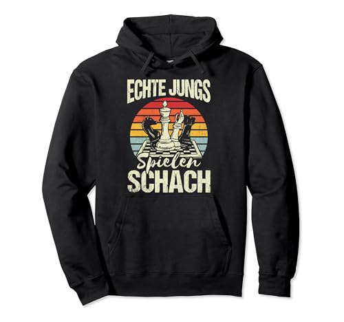 Echte Jungs spielen Schach- Schachspieler Geschenk Jungen Pullover Hoodie von Beste Geschenkidee Für Schach & Schachspieler