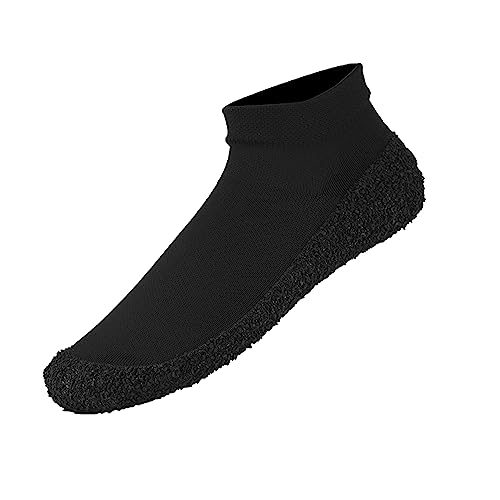 Bestgift Wasserschuhe für Damen und Herren, Fitness, Schwimmen, Yoga, Socken, Schwarz, 12 Women/12 Men von Bestgift