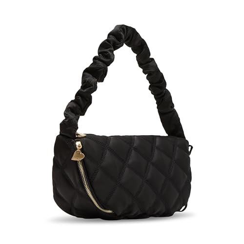 Betsey Johnson Damen Quilted Nylon Sling Gesteppte Nylonschlinge, Schwarz von Betsey Johnson