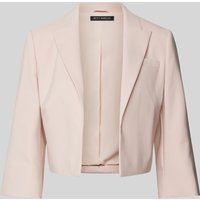 Betty Barclay Cropped Blazer mit Reverskragen in Rose, Größe 44 von Betty Barclay