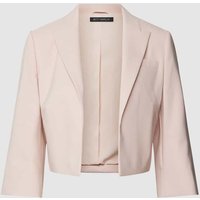 Betty Barclay Cropped Blazer mit Reverskragen in Rose, Größe 46 von Betty Barclay