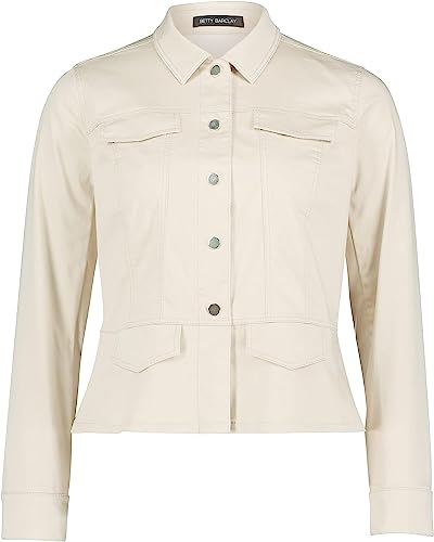 Betty Barclay Damen Blazer-Jacke Langarm beige,42 von Betty Barclay