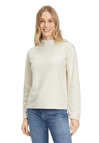 Betty Barclay Damen 5894/1026 Strickpullover Kurz 1/1 Arm, Light Beige Melange, 46 von Betty Barclay