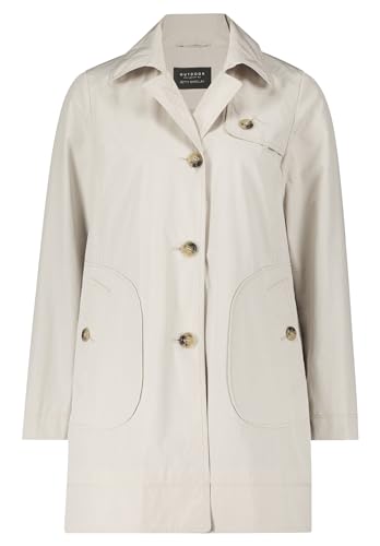 Betty Barclay Damen Kurzmantel mit aufgesetzten Taschen beige,42 von Betty Barclay