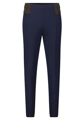 Betty Barclay Damen Basic-Hose mit elastischem Bund dunkelblau,36 von Betty Barclay