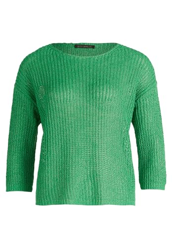 Betty Barclay Damen Basic-Strickpullover mit Rippenstruktur Grün,38 von Betty Barclay