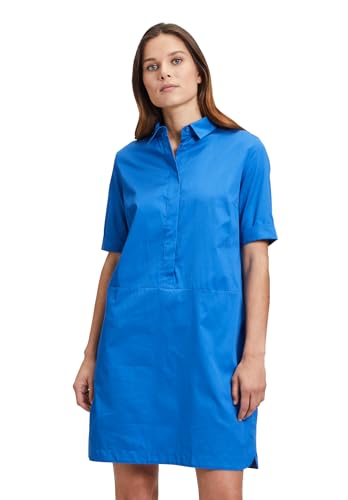 Betty Barclay Damen Hemdblusenkleid mit Knopfleiste Mittelblau,44 von Betty Barclay