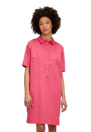 Betty Barclay Damen Hemdblusenkleid mit Knopfleiste Pink Flambé,38 von Betty Barclay