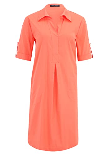 Betty Barclay Damen Hemdblusenkleid mit Kragen Hot Coral,46 von Betty Barclay