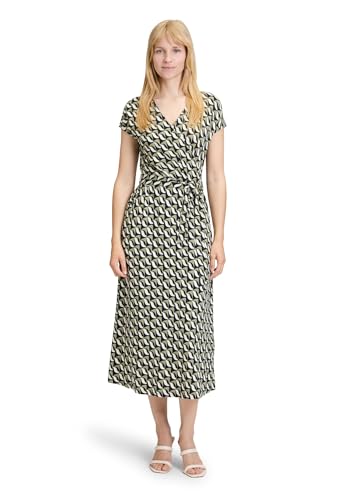 Betty Barclay Damen Jerseykleid mit V-Ausschnitt 44, Dark Blue/Green Betty Barclay Damen Jerseykleid mit V-Ausschnitt 44, Dark Blue/Green von Betty Barclay
