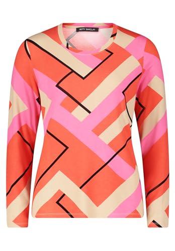 Betty Barclay Damen Siri 1 T-Shirt, Red/Beige, 40 von Betty Barclay