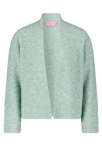 Betty Barclay Damen Strick-Cardigan mit Strickdetails Bright Green Melange,42 von Betty Barclay