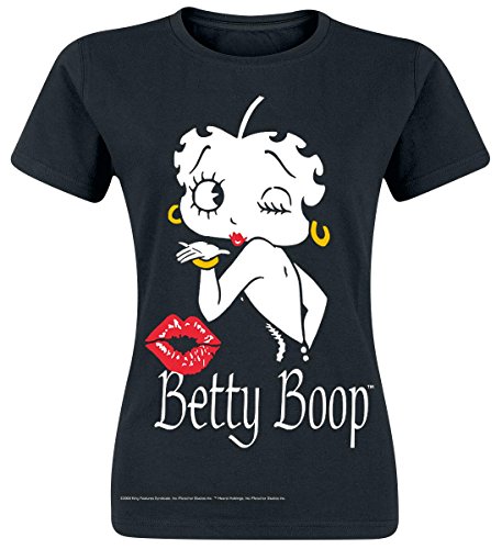Betty Boop Kiss Girl-Shirt schwarz L von Betty Boop