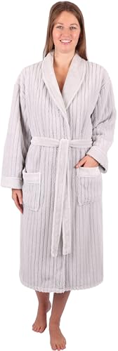 Betz Bademantel Microfaser mit Schalkragen - MALMÖ - für Herren und Damen Größe L/XL Farbe: silbergrau Betz Bademantel Microfaser mit Schalkragen - MALMÖ - für Herren und Damen Größe L/XL Farbe: silbergrau von Betz