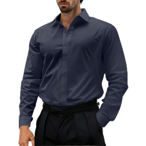 Bhnyku Herren Hemd Unifarben Stretch Langarm männer Hemden Regular fit Herrenhemden Freizeithemden Bügelleichtes Businesshemd Anzug Hemd Black Friday Angebote 2025 AB Wann Datum Bhnyku Herren Hemd Unifarben Stretch Langarm männer Hemden Regular fit Herrenhemden Freizeithemden Bügelleichtes Businesshemd Anzug Hemd Black Friday Angebote 2025 AB Wann Datum von Bhnyku