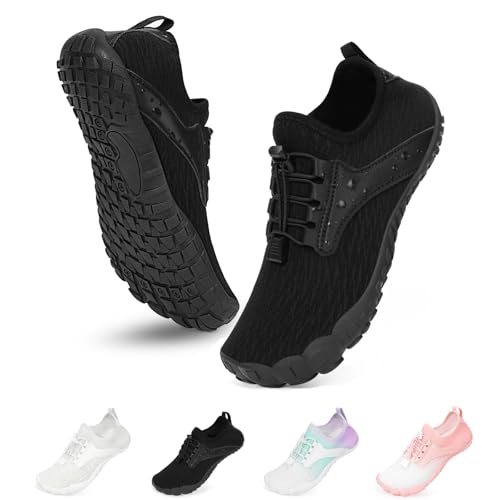 BibHoly Barfußschuhe Damen Herren Barfuss Schuhe, Schnell Trocknend Wasserschuhe Atmungsaktiv Schwimmschuhe, rutschfeste Surfschuhe Unisex Strandschuhe für Beach Wandern BibHoly Barfußschuhe Damen Herren Barfuss Schuhe, Schnell Trocknend Wasserschuhe Atmungsaktiv Schwimmschuhe, rutschfeste Surfschuhe Unisex Strandschuhe für Beach Wandern von BibHoly