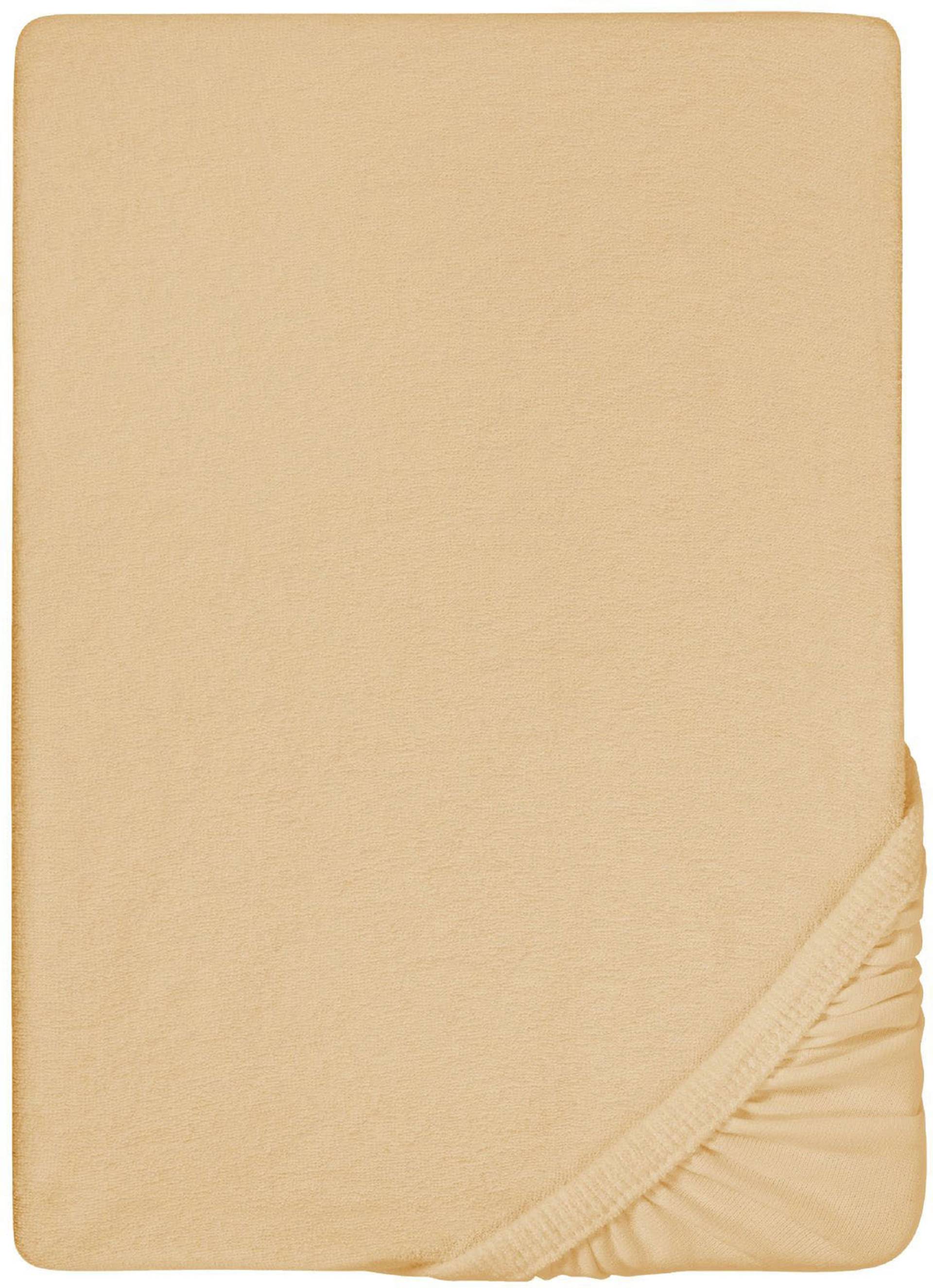 Biberna Spannbettlaken "Pepe", weicher Frottee-Stretch Biberna Spannbettlaken "Pepe", weicher Frottee-Stretch von Biberna