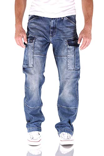 Big Seven Brian Vintage Aged Cargo Herren Jeans, Hosengröße:W33/L36 von Big Seven