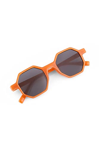 Bilge Karga Nemesis Sonnenbrille Damen Herren Unisex UV400 (Orange, Schwarz) von Bilge Karga