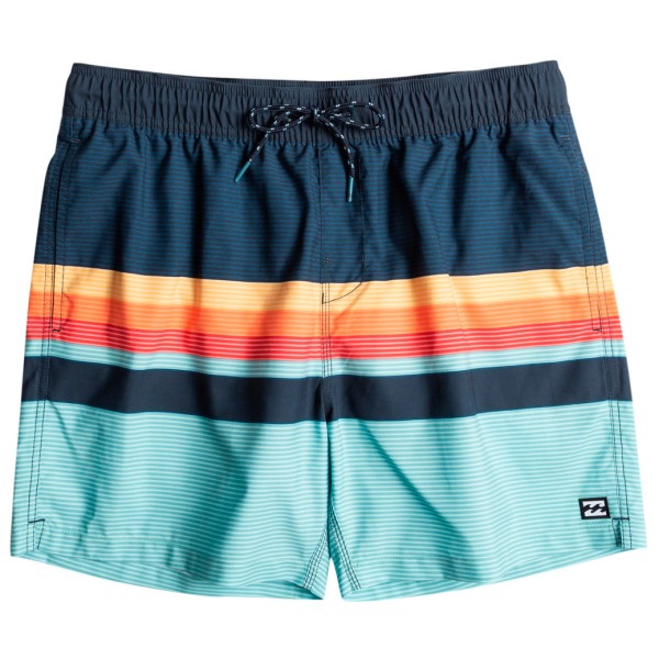 Billabong - All Day HTR Stripes Layback - Badehose Gr L;M;S;XL;XS;XXL blau;grau von Billabong