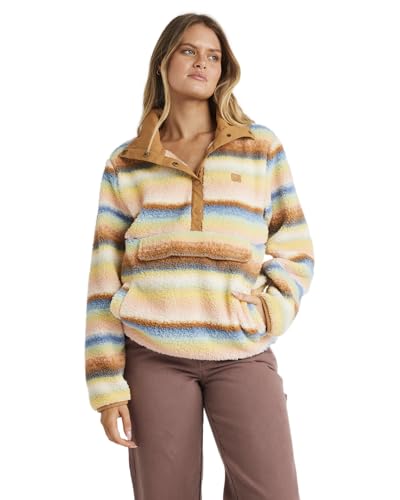 Billabong Women's Switchback Pullover Fleece Jacket, Blue Shadow, M Billabong Women's Switchback Pullover Fleece Jacket, Blue Shadow, M von Billabong