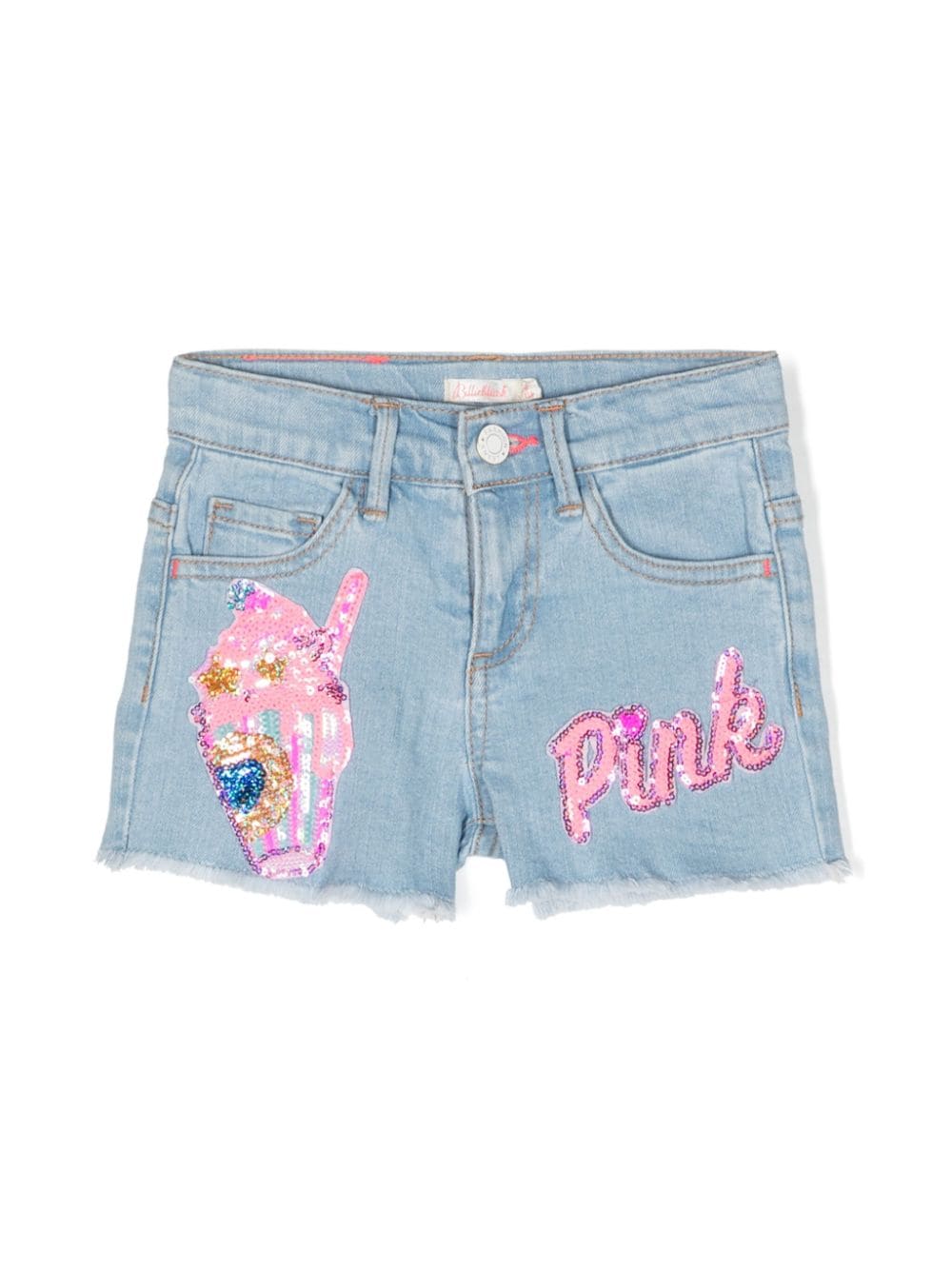 Billieblush Jeans-Shorts mit Pailletten - Blau von Billieblush