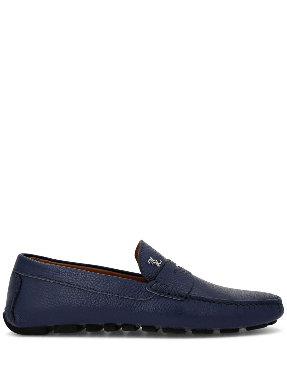 Billionaire Loafer mit Logo-Schild - Blau von Billionaire