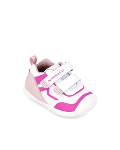 Garvalín Jungen Mädchen 242152 Sneaker, weiß und Fuchsia, 19 EU von Biomecanics