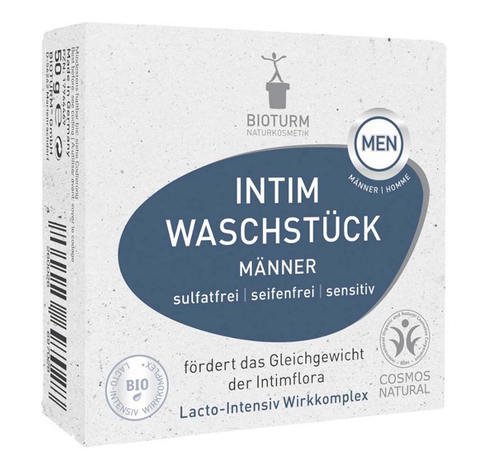 Bioturm Intimpflege Intim - Waschstück Männer 50g von Bioturm