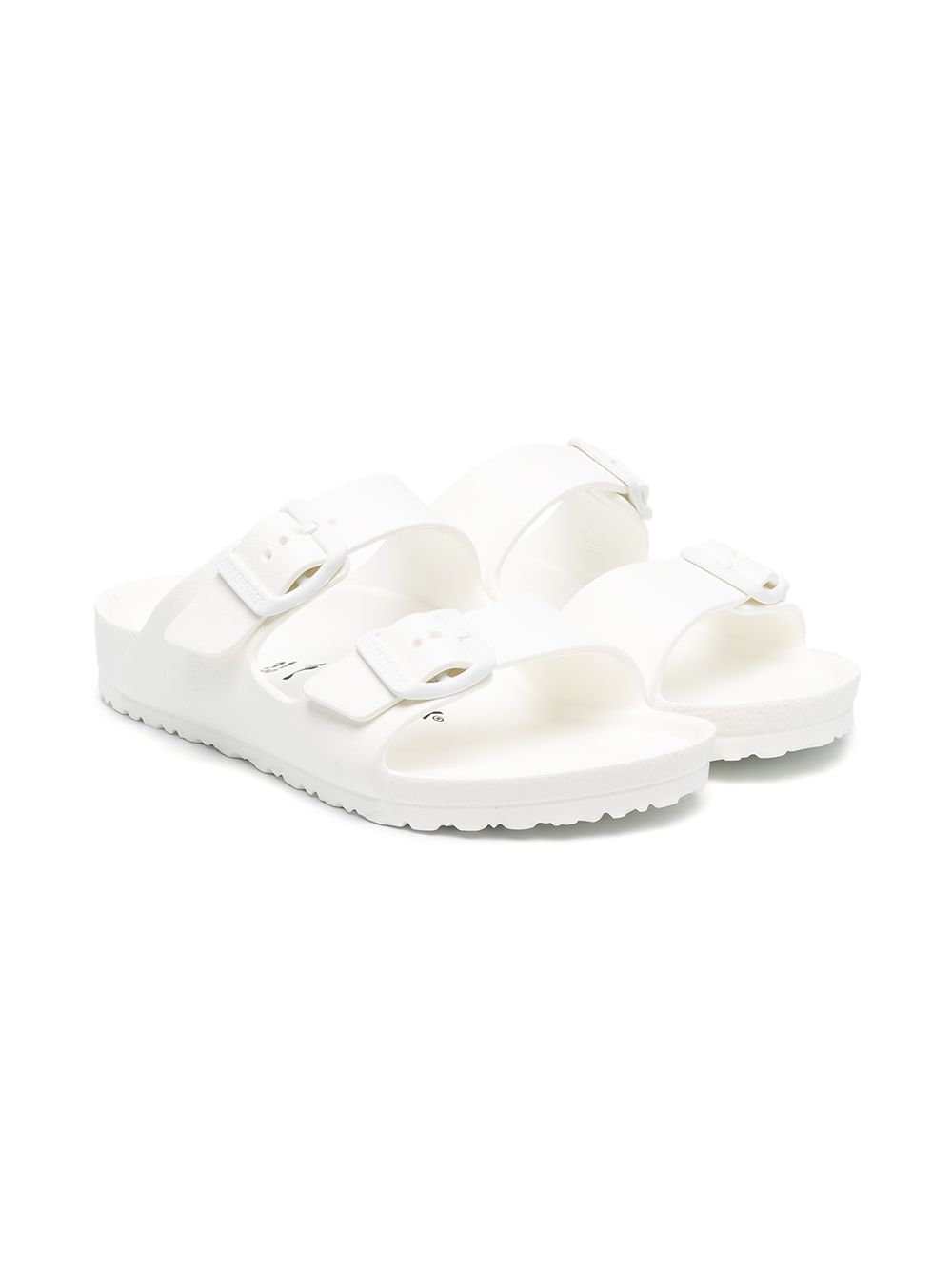 Birkenstock Kids Sandalen mit seitlicher Schnalle - Weiß von Birkenstock Kids